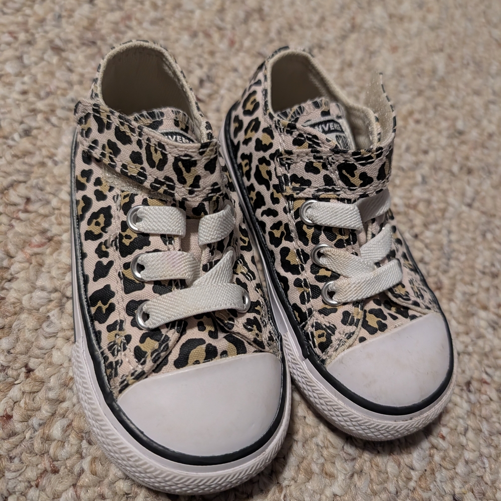 Converse Kids' Black and White Sneakers